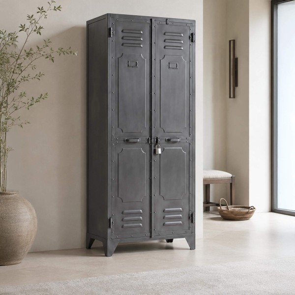 Vestiaire industriel carbone