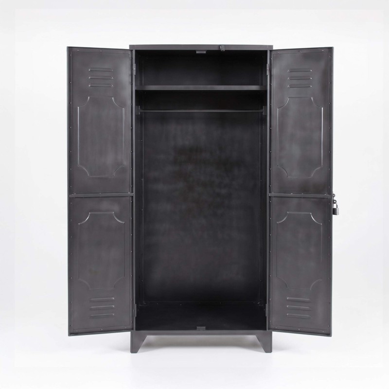Vestiaire industriel carbone