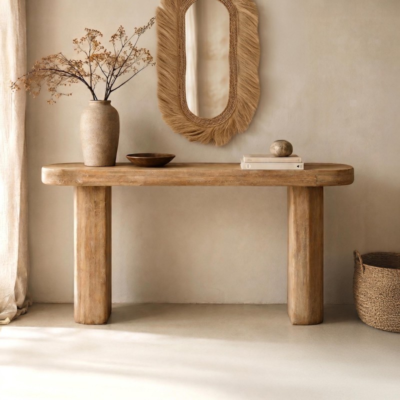 Meuble console en bois naturel - Timber