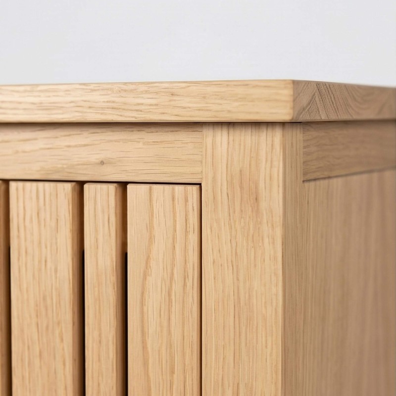 Buffet haut en bois massif - Satya