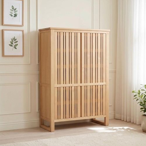 Buffet haut en bois massif - Satya