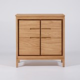 Bahut de salle à manger en bois massif 80 cm - Ashwini