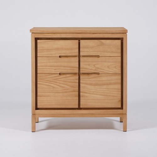 Bahut de salle à manger en bois massif 80 cm - Ashwini