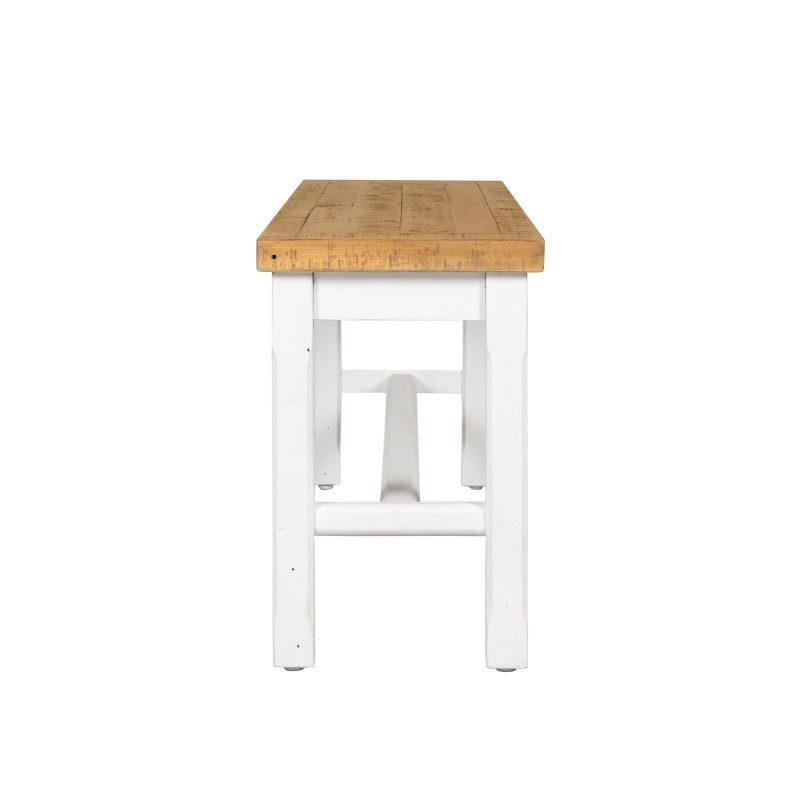 Banc en bois et blanc en pin massif - Mayfield