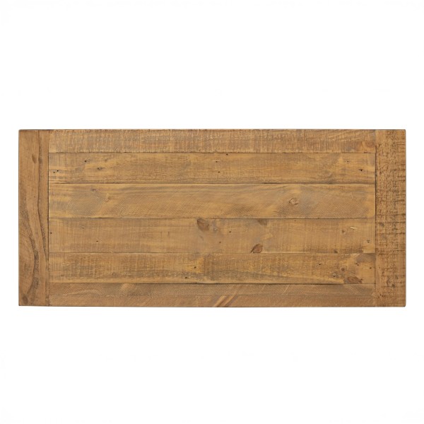 Buffet blanc en bois massif de pin 100 cm - Mayfield