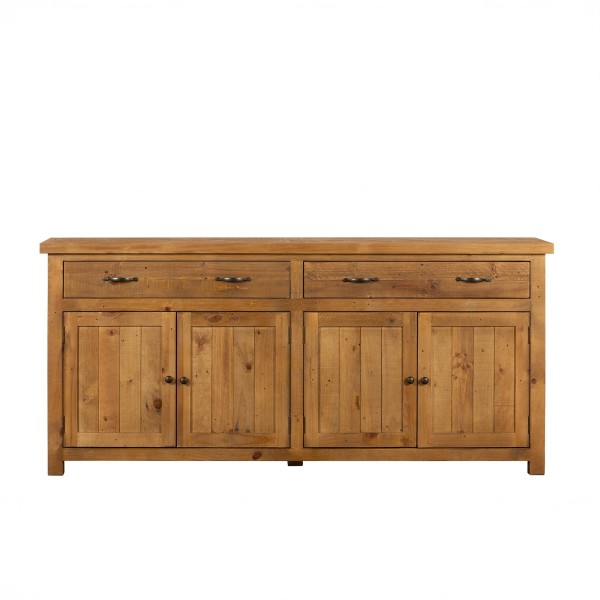 Enfilade en bois massif naturel de pin 200 cm - Richwood