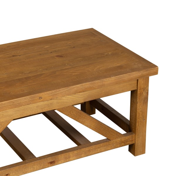 Table basse en bois massif naturel de pin - Richwood