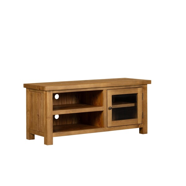 Meuble TV en bois massif naturel de pin 120 cm - Richwood
