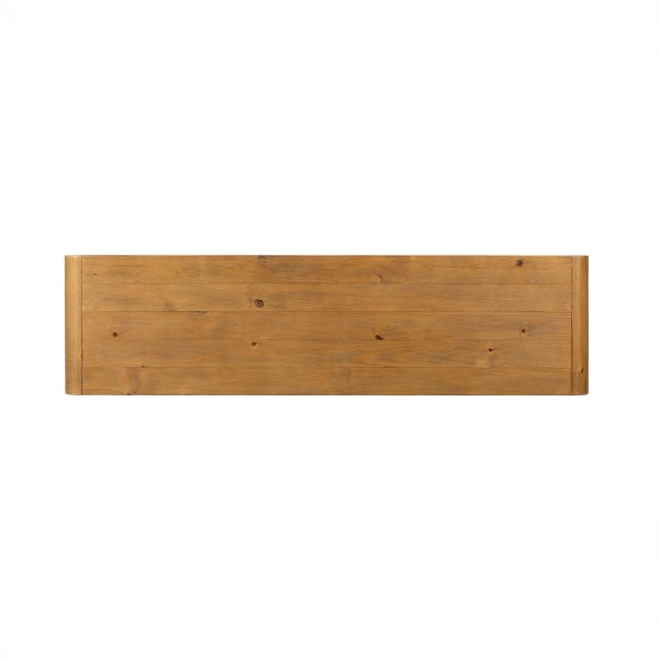 Bahut en bois massif naturel de pin 160 cm - Valdora