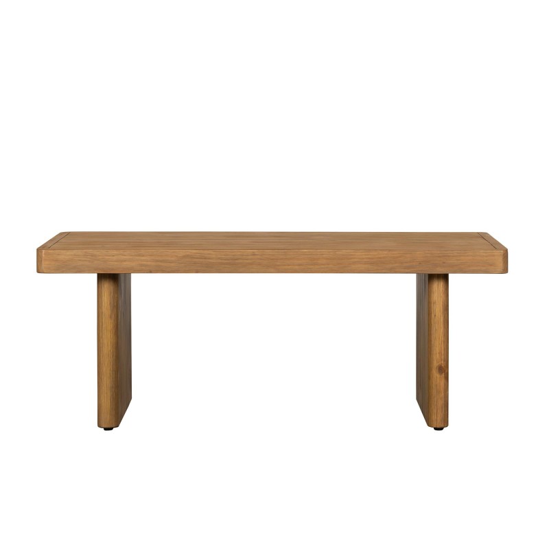 Table de salon en bois massif naturel de pin - Valdora
