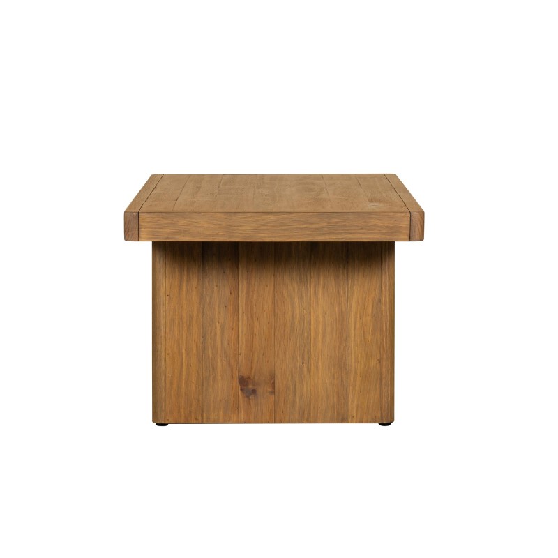 Table de salon en bois massif naturel de pin - Valdora