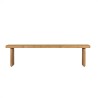 Banc en bois massif naturel de pin - Valdora