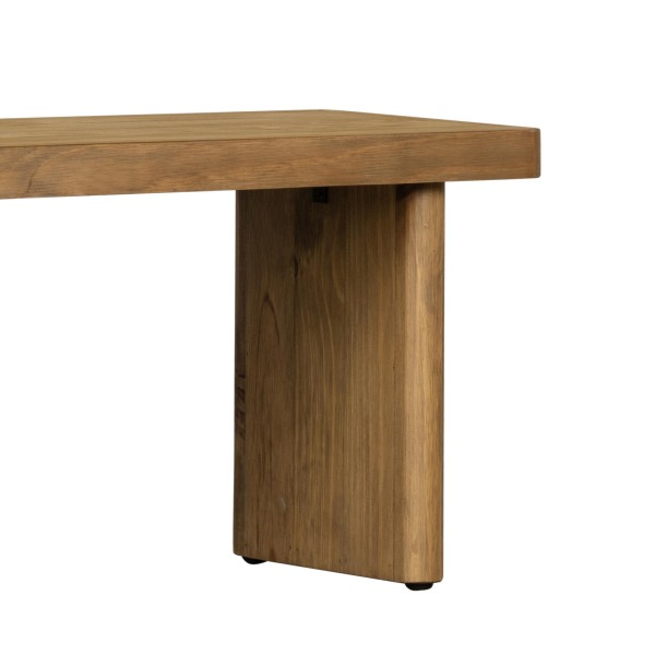 Banc en bois massif naturel de pin - Valdora