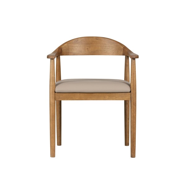 Chaise de salle à manger en bois massif - Valdora