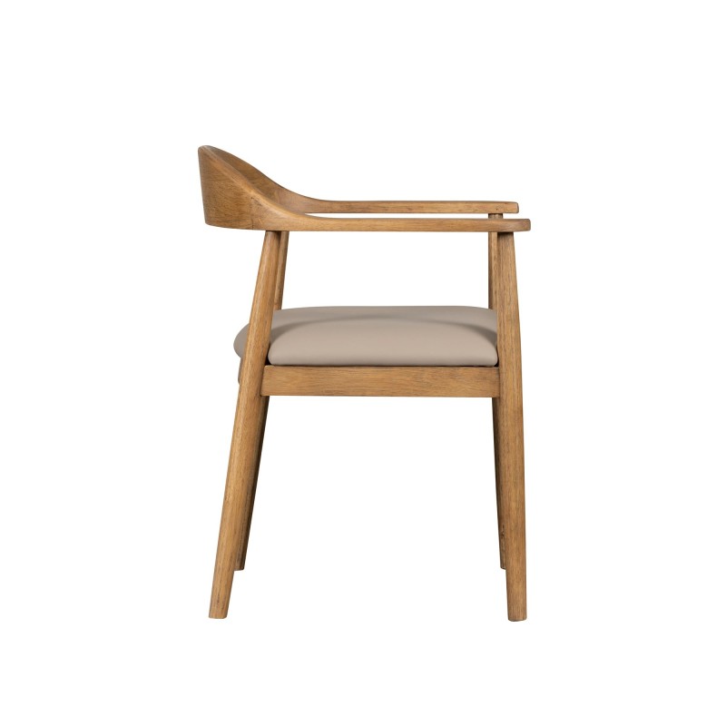 Chaise de salle à manger en bois massif - Valdora