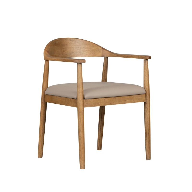 Chaise de salle à manger en bois massif - Valdora