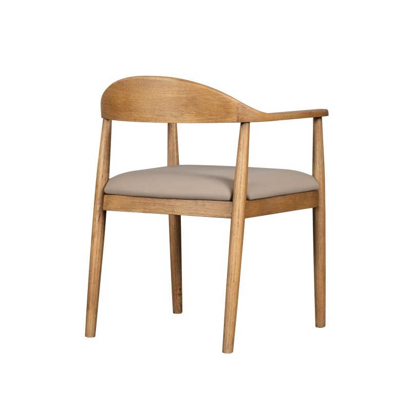 Chaise de salle à manger en bois massif - Valdora