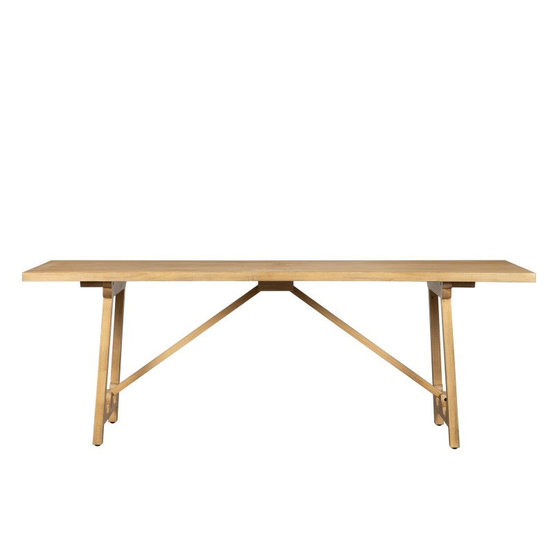 Table à manger en bois massif naturel de pin - Ashford