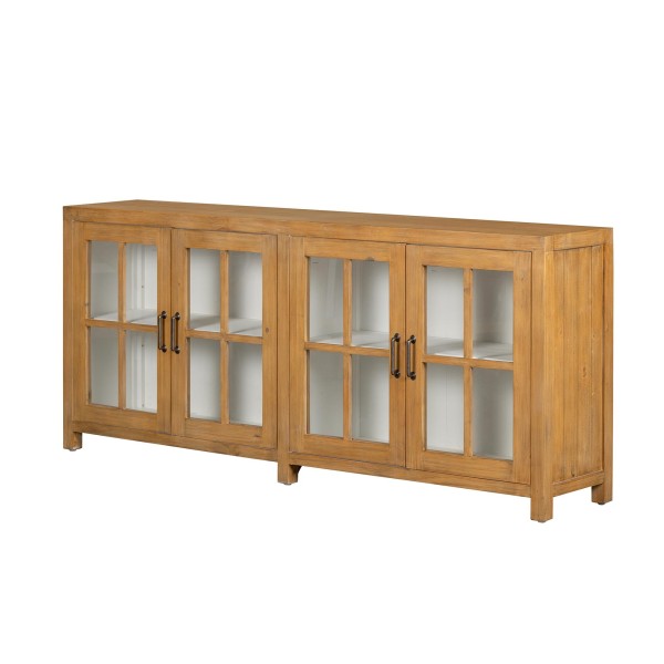 Enfilade en bois massif naturel de pin 210 cm - Ashford
