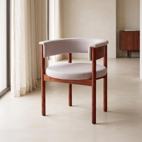 Chaise en bois et tissu - Prestige