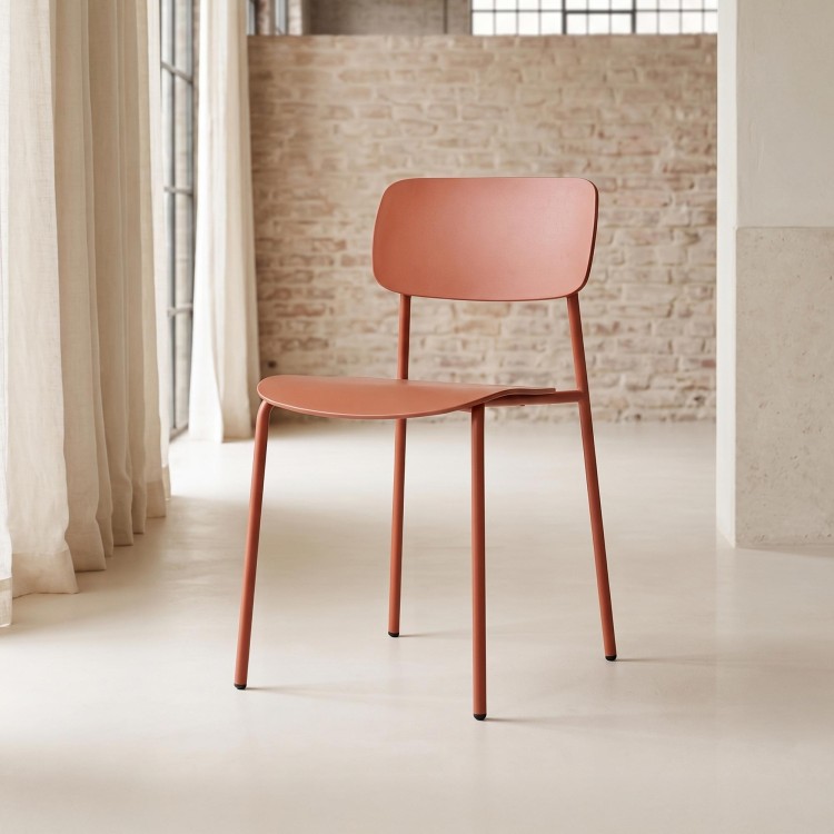 Chaise de salle à manger terracotta - Kirkland