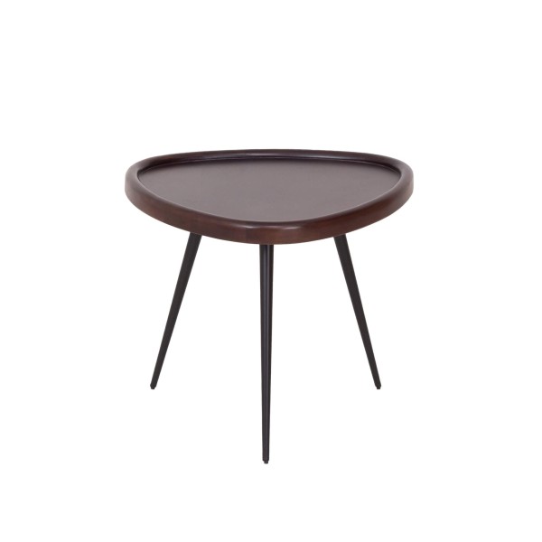 Ensemble de 2 tables basses gigognes vintage en bois massif - Holmen