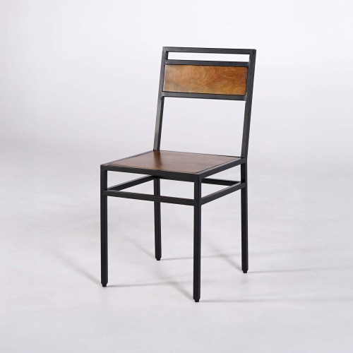 Chaise en bois et métal - Jen