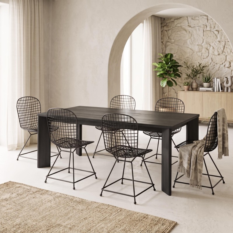 Chaise en métal de style industriel - Wire