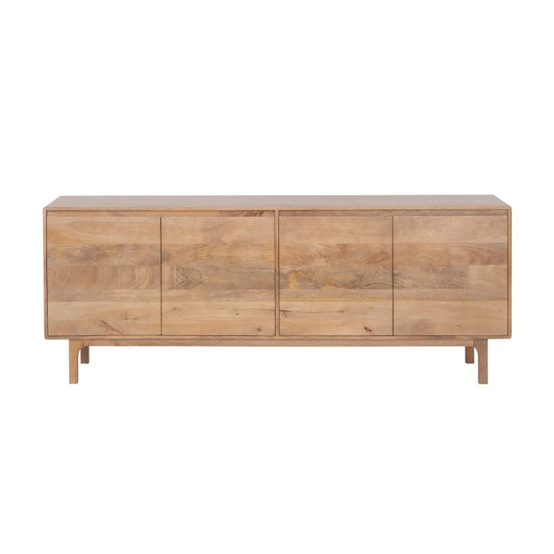 Enfilade en bois massif naturel 200 cm - Ivar