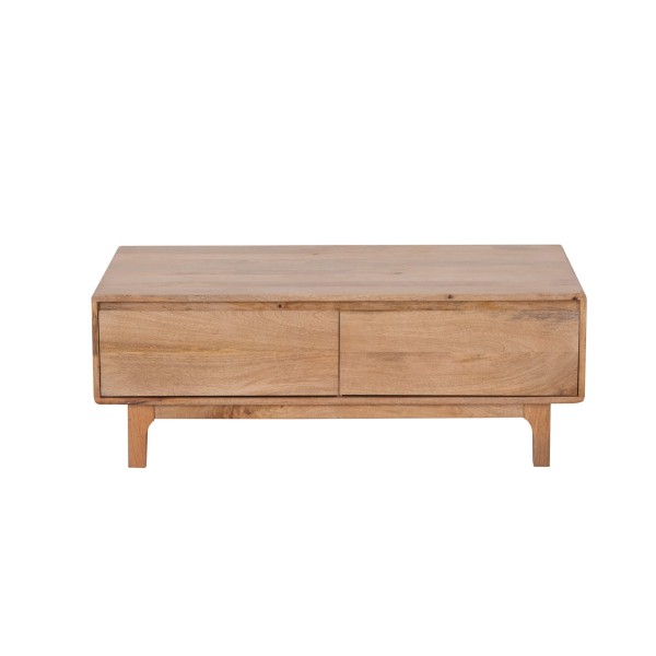 Table basse de salon en bois massif naturel - Ivar