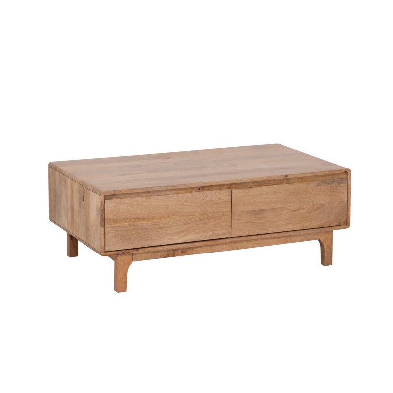 Table basse de salon en bois massif naturel - Ivar