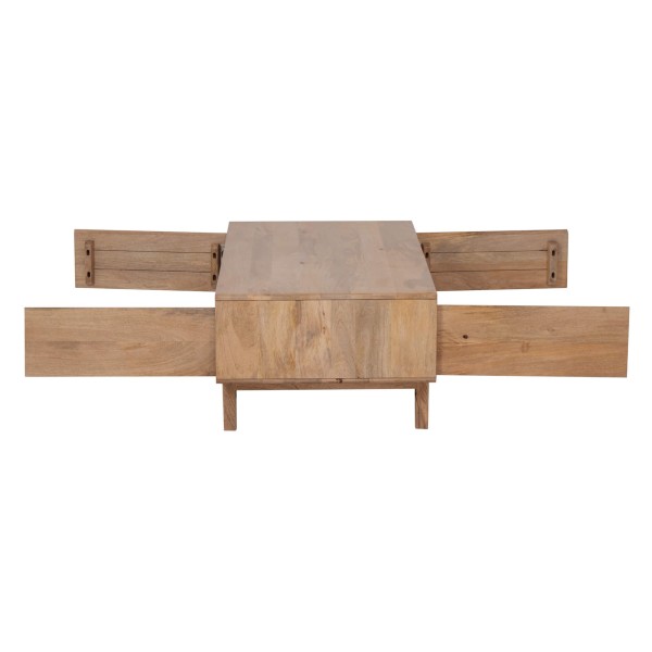 Table basse de salon en bois massif naturel - Ivar