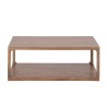Table basse en bois massif naturel - Elven