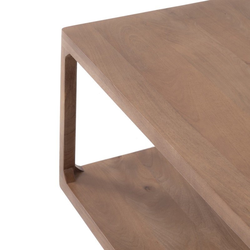 Table basse en bois massif naturel - Elven