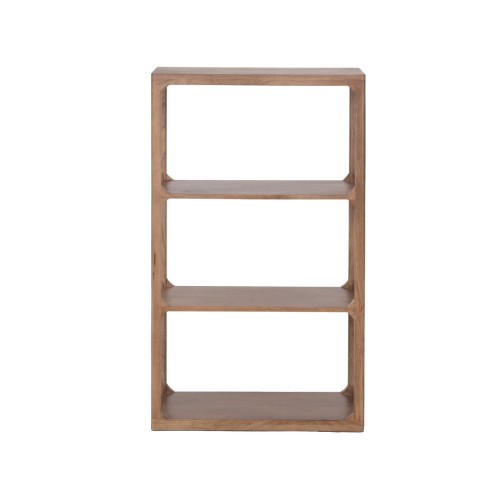 Etagère bibliothèque en bois massif naturel 70 cm - Elven