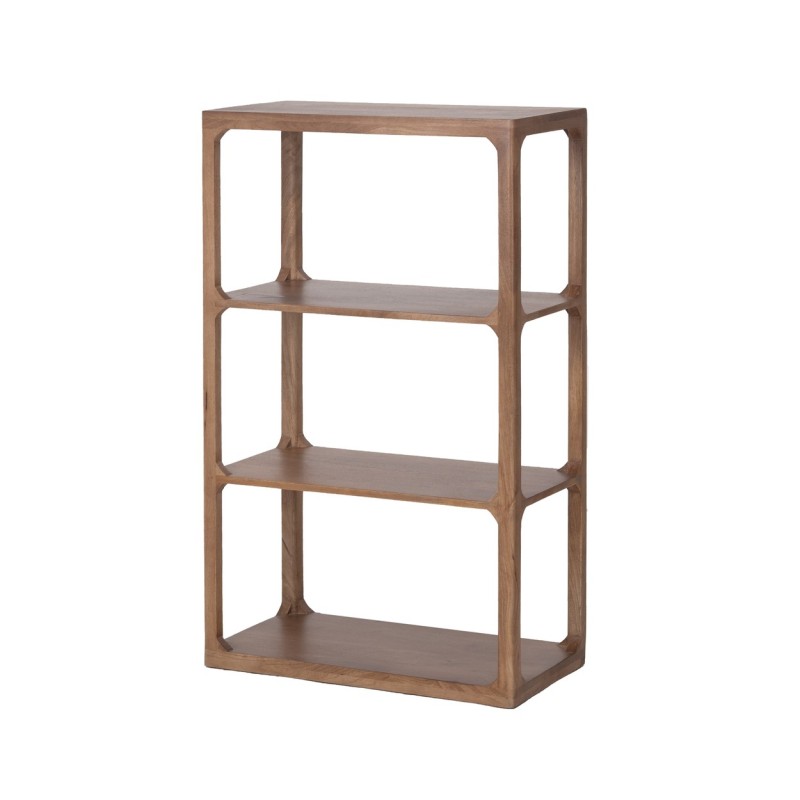 Etagère bibliothèque en bois massif naturel 70 cm - Elven
