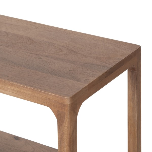 Etagère bibliothèque en bois massif naturel 70 cm - Elven