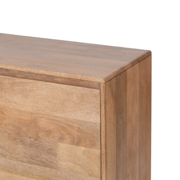 Buffet en bois massif naturel 100 cm - Ivar