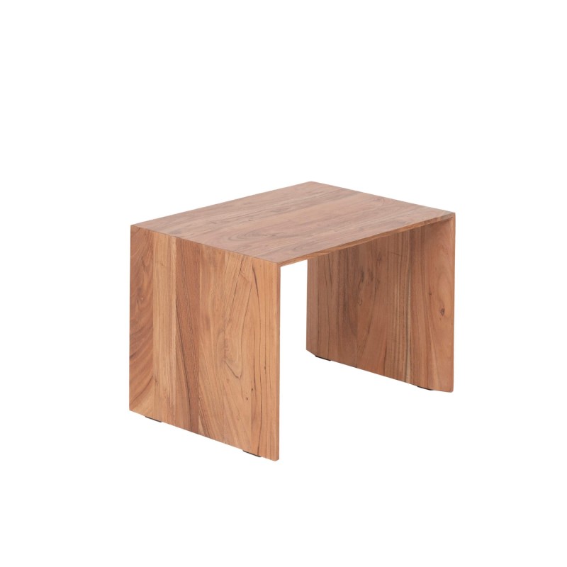 Ensemble de 3 tables basses gigognes en bois massif naturel - Mono