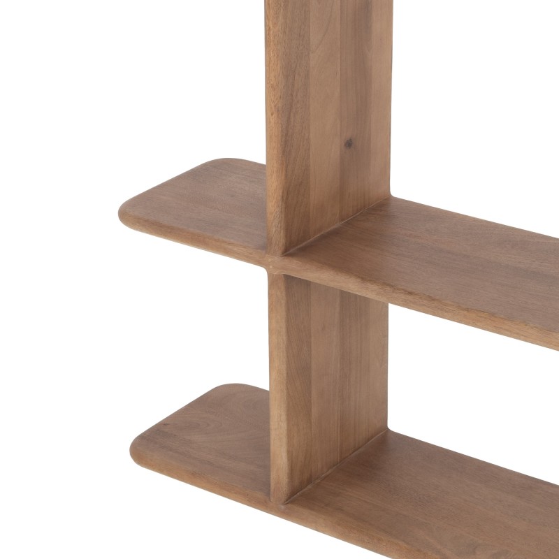 Etagère bibliothèque design en bois massif naturel 125 cm - Varda