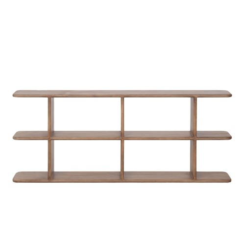 Etagère bibliothèque design en bois massif naturel 170 cm - Varda