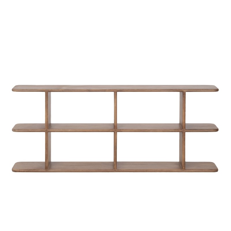 Etagère bibliothèque design en bois massif naturel 170 cm - Varda