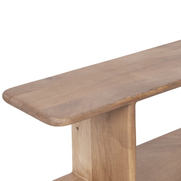Etagère bibliothèque design en bois massif naturel 170 cm - Varda
