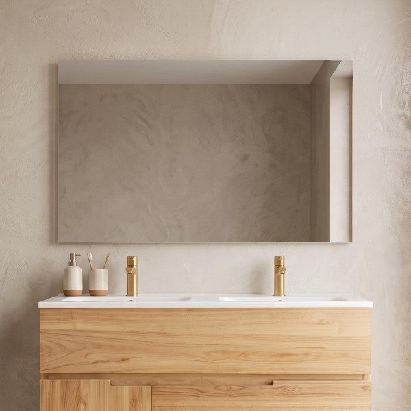 Miroir mural rectangulaire de salle de bain 120 x 75 cm
