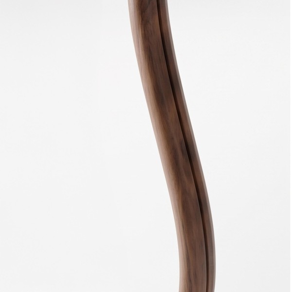 Miroir mural organique design avec cadre en bois massif 80 x 160 cm