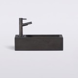 Petit lavabo pour toilettes à suspendre en béton - Core