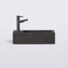 Petit lavabo pour toilettes à suspendre en béton - Core