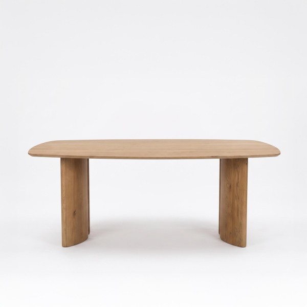 Table pour salle à manger en bois de chêne massif 200 cm - Lago