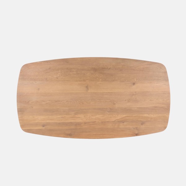 Table pour salle à manger en bois de chêne massif 200 cm - Lago