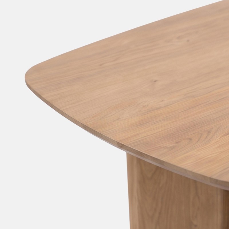 Table pour salle à manger en bois de chêne massif 200 cm - Lago